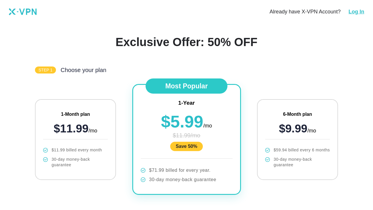 X VPN Change and Hide IP